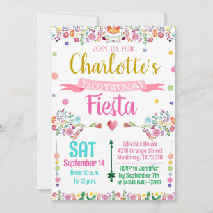 Convite para Festa de Aniversário da Siesta da Fie