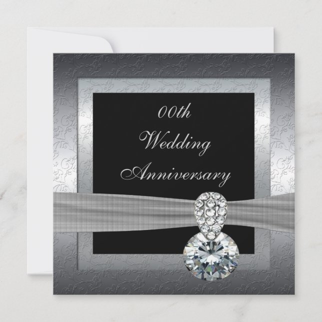 Convite para festa de aniversário de 25 anos de ca (Frente)