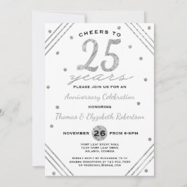 Convite para Festa de Aniversário de 25 Anos, Prat