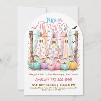 Convite para Festa de Aniversário de 3 Anos com Te
