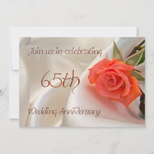 convite para festa de aniversário de 65 anos de ca (Frente)