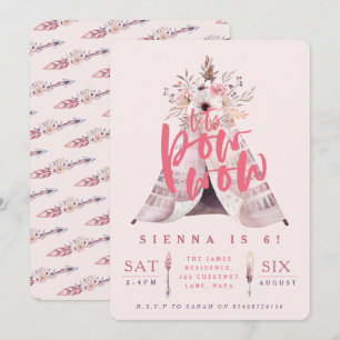 Convite para festa de aniversário de árvore de b