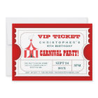 Convite para Festa de aniversário de Carnaval