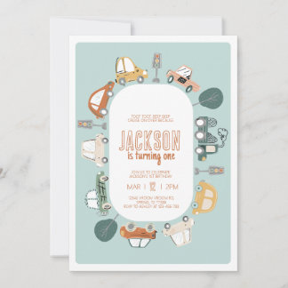 Convite para Festa de aniversário de Carros