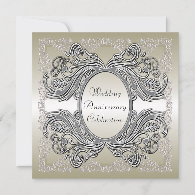 Convite para Festa de Aniversário de Casamento (Frente)