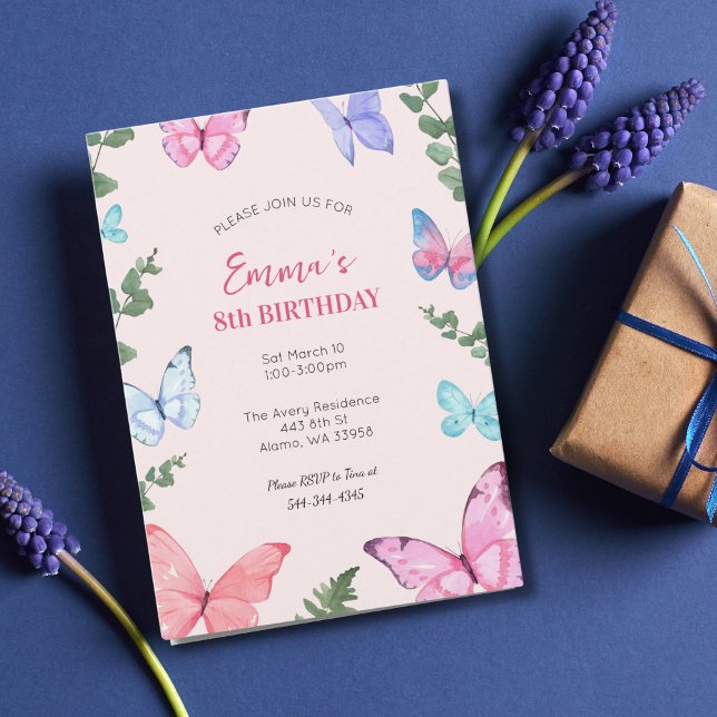 Convite para Festa de aniversario de meninas de bo (Criador carregado)