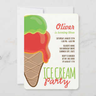 Convite para Festa de aniversário de Verão do So