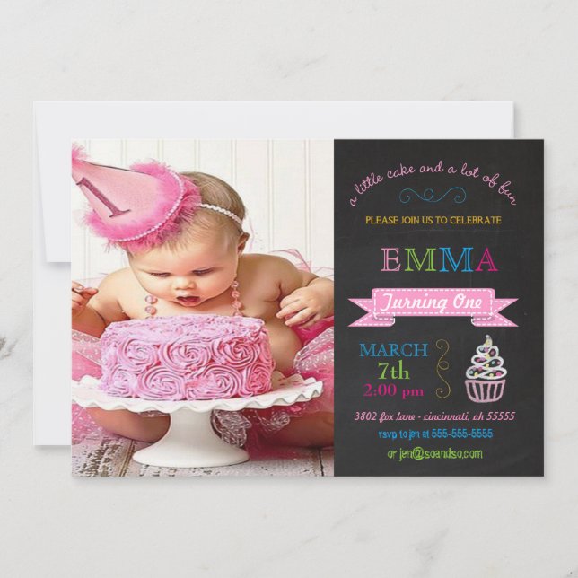 Convite para Festa de aniversário Personalizada do (Frente)