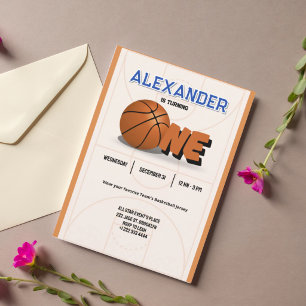 Convite para Festa de Aniversário Slam Dunk