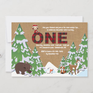 Convite para Festa de Aniversário Winter One