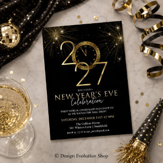 Convite para Festa de Ano Novo 2027