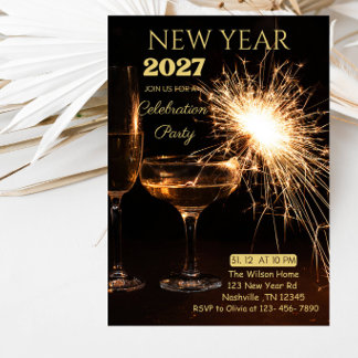 Convite para Festa de Ano Novo 2027