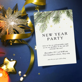 Convite para Festa de Ano Novo | Festa de Pine Bra