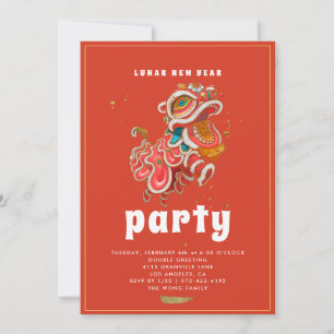 Convite para Festa de Ano Novo Lunar