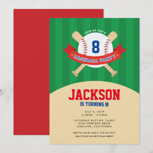 Convite para Festa de Beisebol