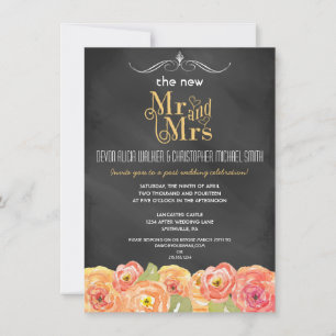 Convite para Festa de casamento Postada de quadro