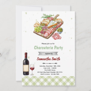 Convite para Festa de Charcuteria