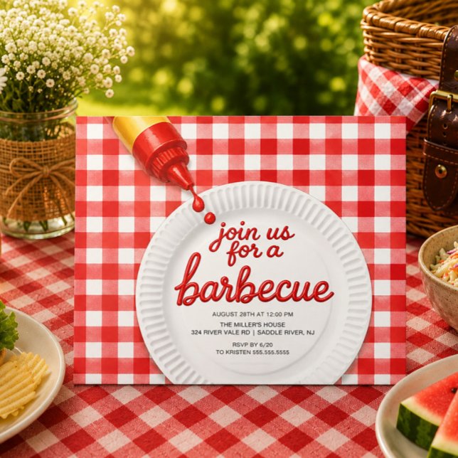 Convite para Festa de Churrasco (Criador carregado)