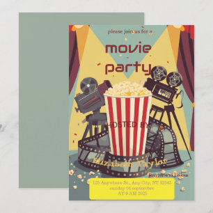 Convite para Festa de Cinema – Noite de Cinema Div