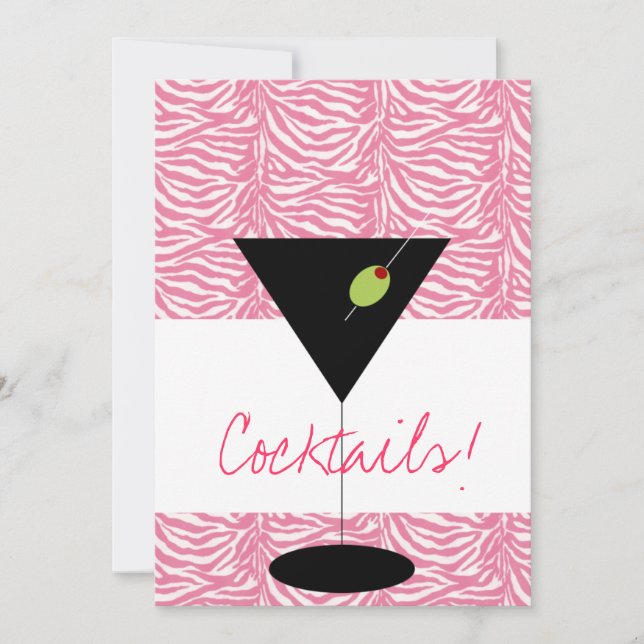 Convite para festa de Cocktail (Frente)