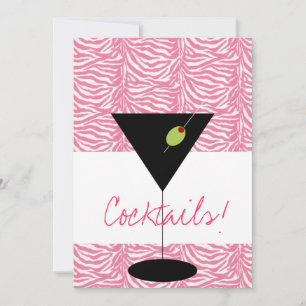 Convite para festa de Cocktail