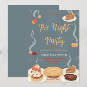 Convite para Festa de Compartilhamento de Torta – 