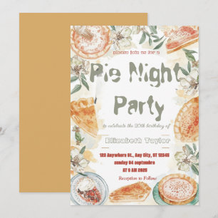 Convite para Festa de Compartilhamento de Torta – 