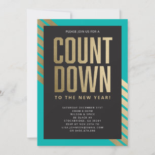 Convite para Festa de Contagem Regressiva de Ano N