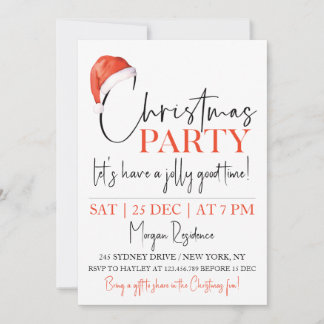 Convite para Festa de Convite de festas de Natal