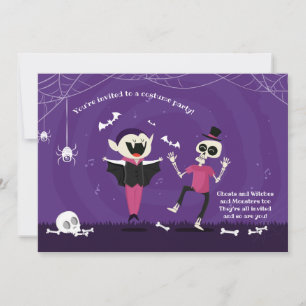 Convite para Festa de Dança de Halloween