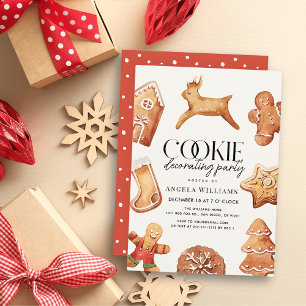 Convite para Festa de Decoração de Biscoitos