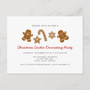 Convite para Festa de Decoração de Biscoitos de Na