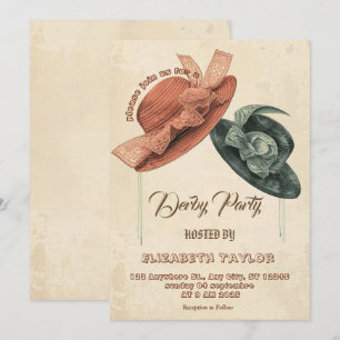 Convite para Festa de Derby de Chapéu Grande