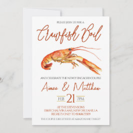 Convite para festa de engajamento do Boil de Lagos