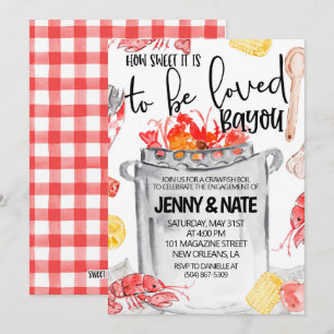 Convite para Festa de Engajamento do Cozido de Lag