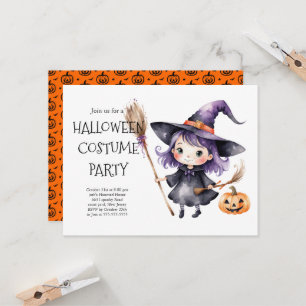 Convite para Festa de Fantasias de Halloween Ass
