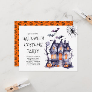 Convite para Festa de Fantasias de Halloween Ass
