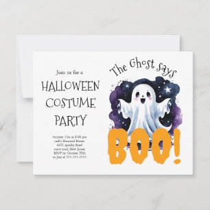 Convite para Festa de Fantasias de Halloween   Ass