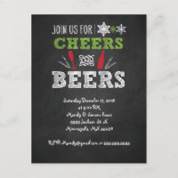 Convite para Festa de Férias de Cerveja de Artesan