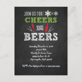 Convite para Festa de Férias de Cerveja de Artesan
