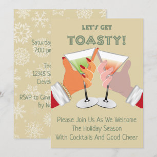 Convite para Festa de Férias de Natal do Toasty C