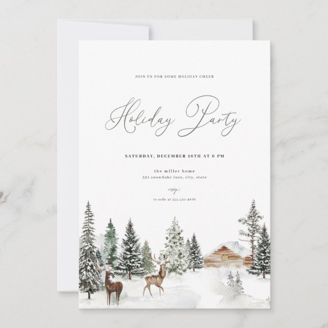 Convite para Festa de Férias na Terra das Maravilh (Frente)