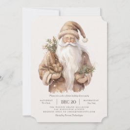 Convite para Festa de Férias Quentes Natural de Sa