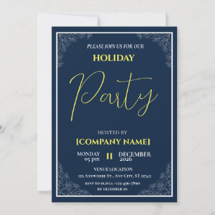 Convite para Festa de Fim de Ano da Empresa Navy G