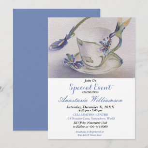 CONVITE PARA FESTA DE FLOR E PÁSSARO