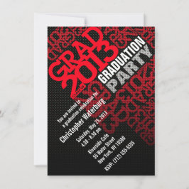 Convite para Festa de formatura 2013 Vermelho 9