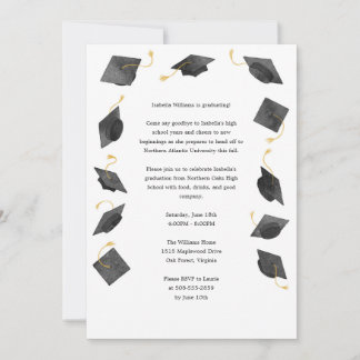 Convite para Festa de Formatura com Tocas de Gradu