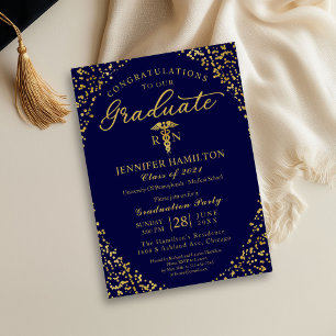 Convite para Festa de Formatura da Escola de Enfer