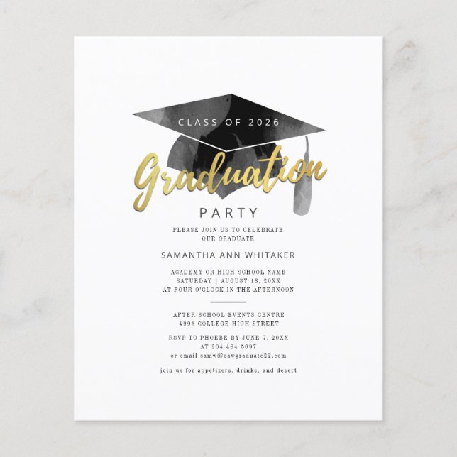 Convite para Festa de Formatura da Turma de 2026 (Frente)