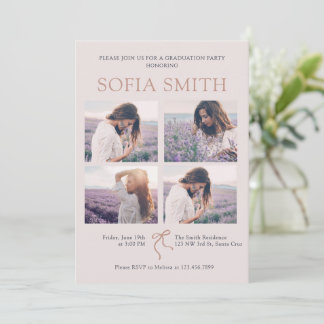 Convite para Festa de formatura de Arco Elegante B